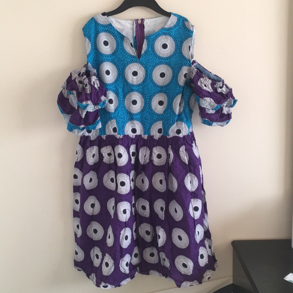 African print dress